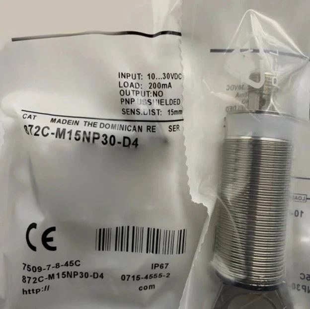 

Brand New Original 872C-M15NP30-D4 inductive proximity switch Fast Delivery
