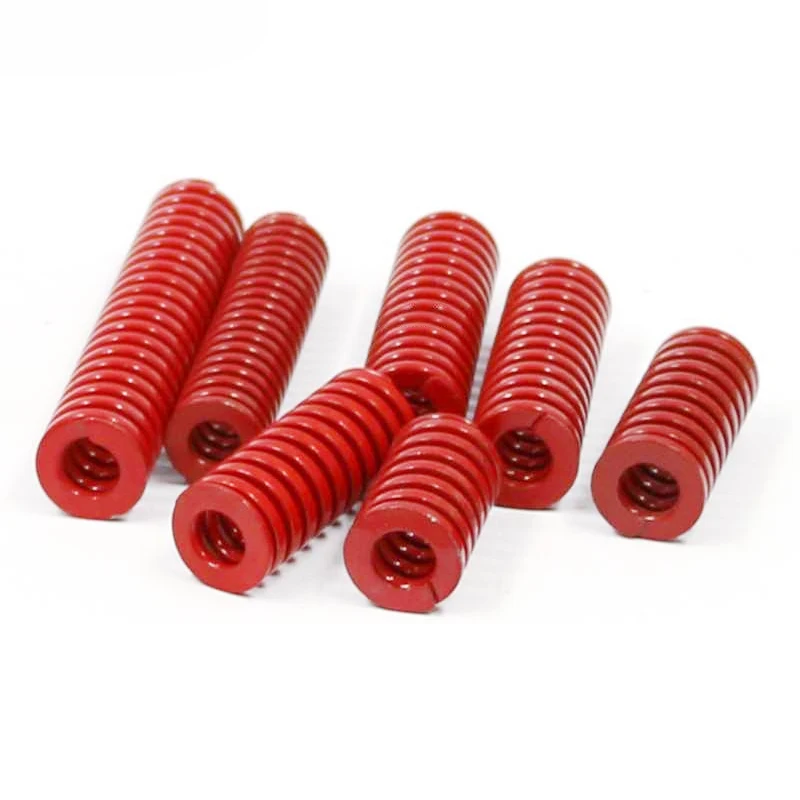 

Creamily 2PCS Red Medium Load Die Springs Spiral Stamping Compression Helical Mould Springs Outer Diameter 20mm Length 20-200mm