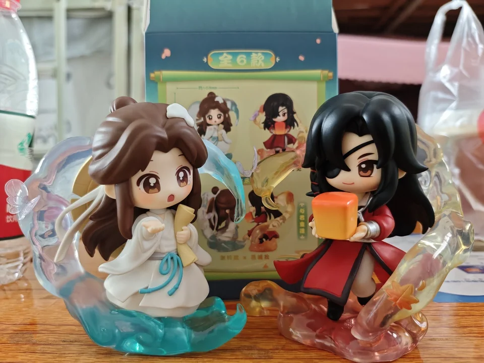 

Heaven Official'S Blessing Animation Danqing Fenghua Series Huacheng Xielian Blind Box Tgcf Collectible Toy Mysterious Box Gift