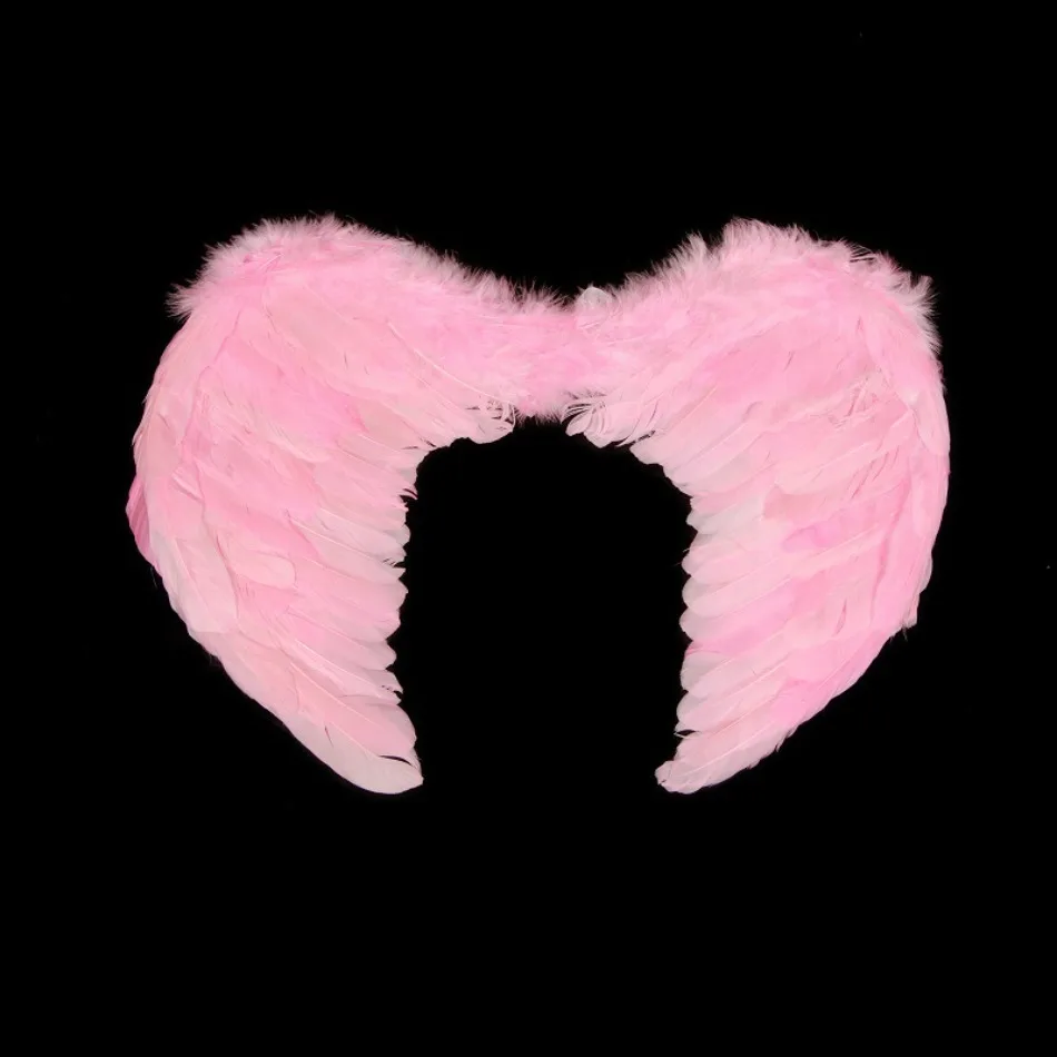 1pc Black Angel Feather Wing Xmas Party Dress Decoration Stage Supply Angel Wings Adult Children Christmas Stage Props Swan Toy