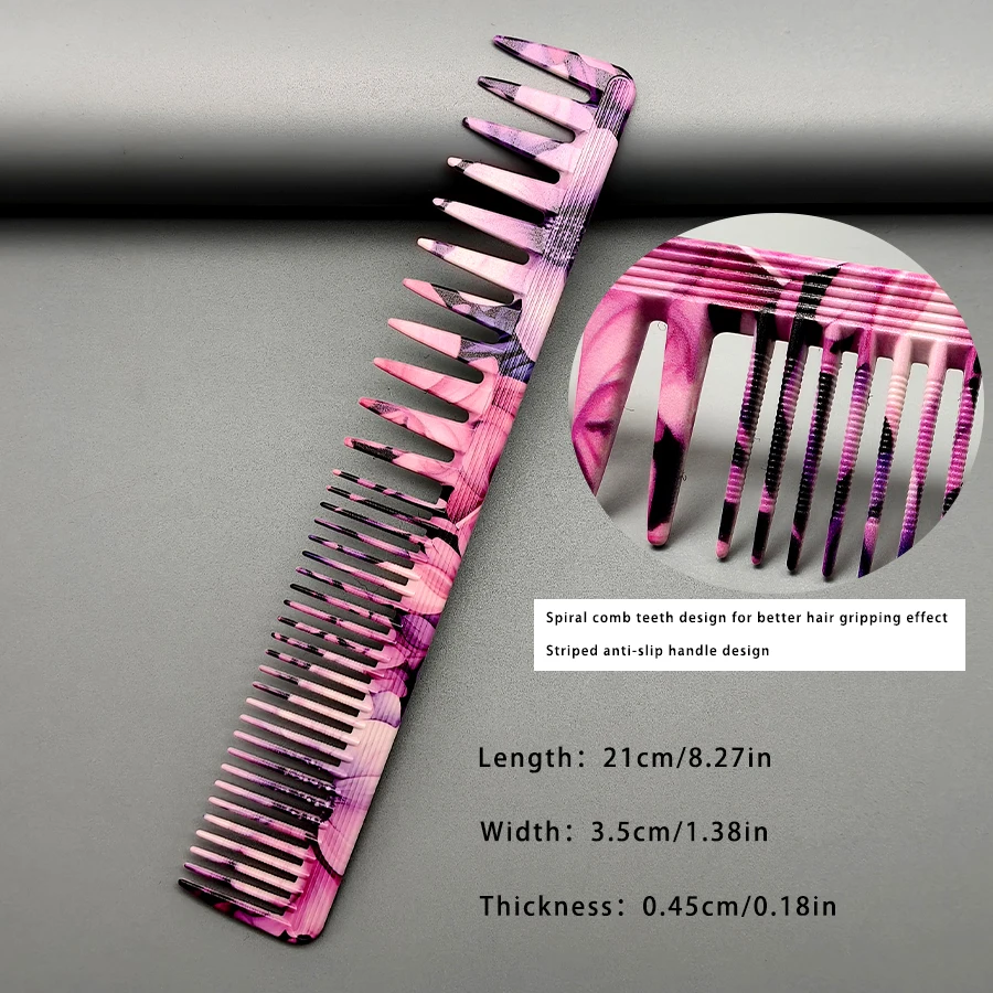 6-teiliges Friseur-Kammset, professionelles Kammset für Friseure, Haarkämme für Männer und Frauen, Unisex, geeignet für alle Haartypen, Styling für langes und kurzes Haar, Friseur-Kammset, unverzichtbares Salon-Haarsty – Detail 3