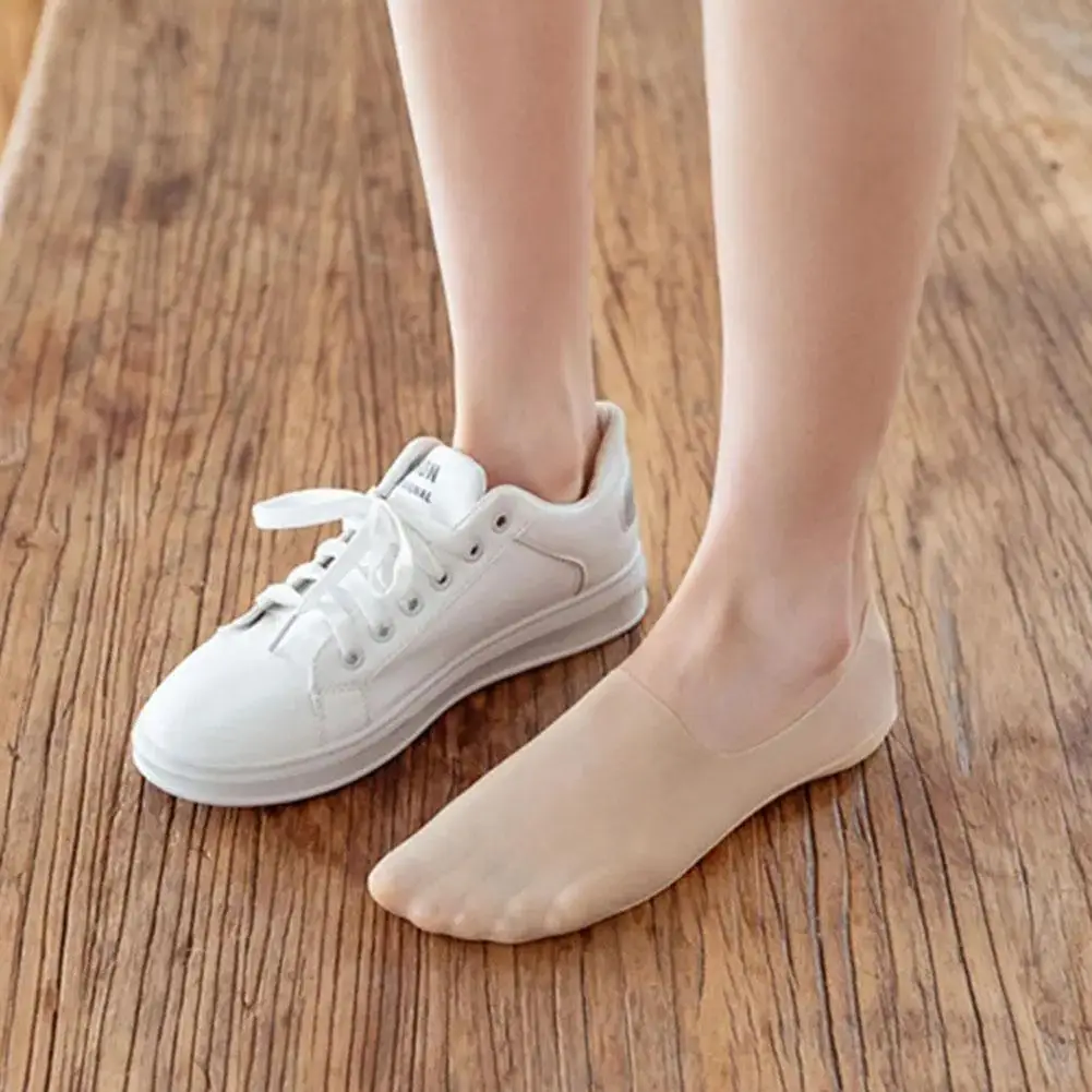 Invisible Silicone Anti-slip No Show Thin Socks Summer Breathable Sock Slippers Non Slip Hidden Low Cut Socks For Flats Sneakers