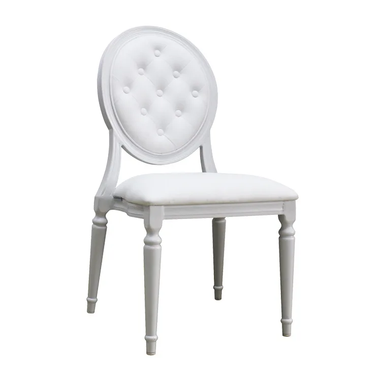 * Hotel Buttoned Craft Aluminum Wedding Banquet Chair for Wedding Event Rental
