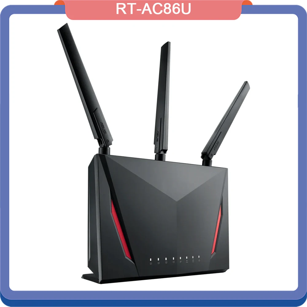 

Wi-Fi Router 2.4GHz/5GHz 1600Mbps 4port Gigabit For Asus RT-AC86U AC2900