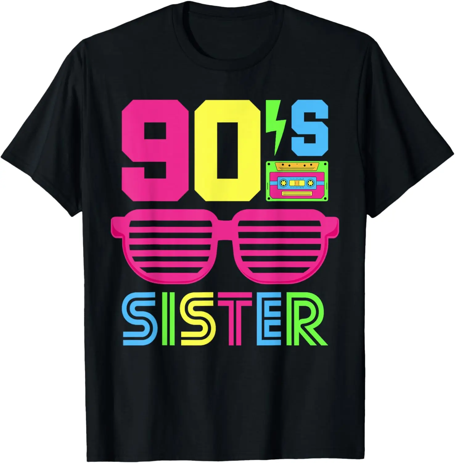 Camiseta de los años 90, hermana de los años 90, fiesta temática de los años 90, disfraz de los años 90