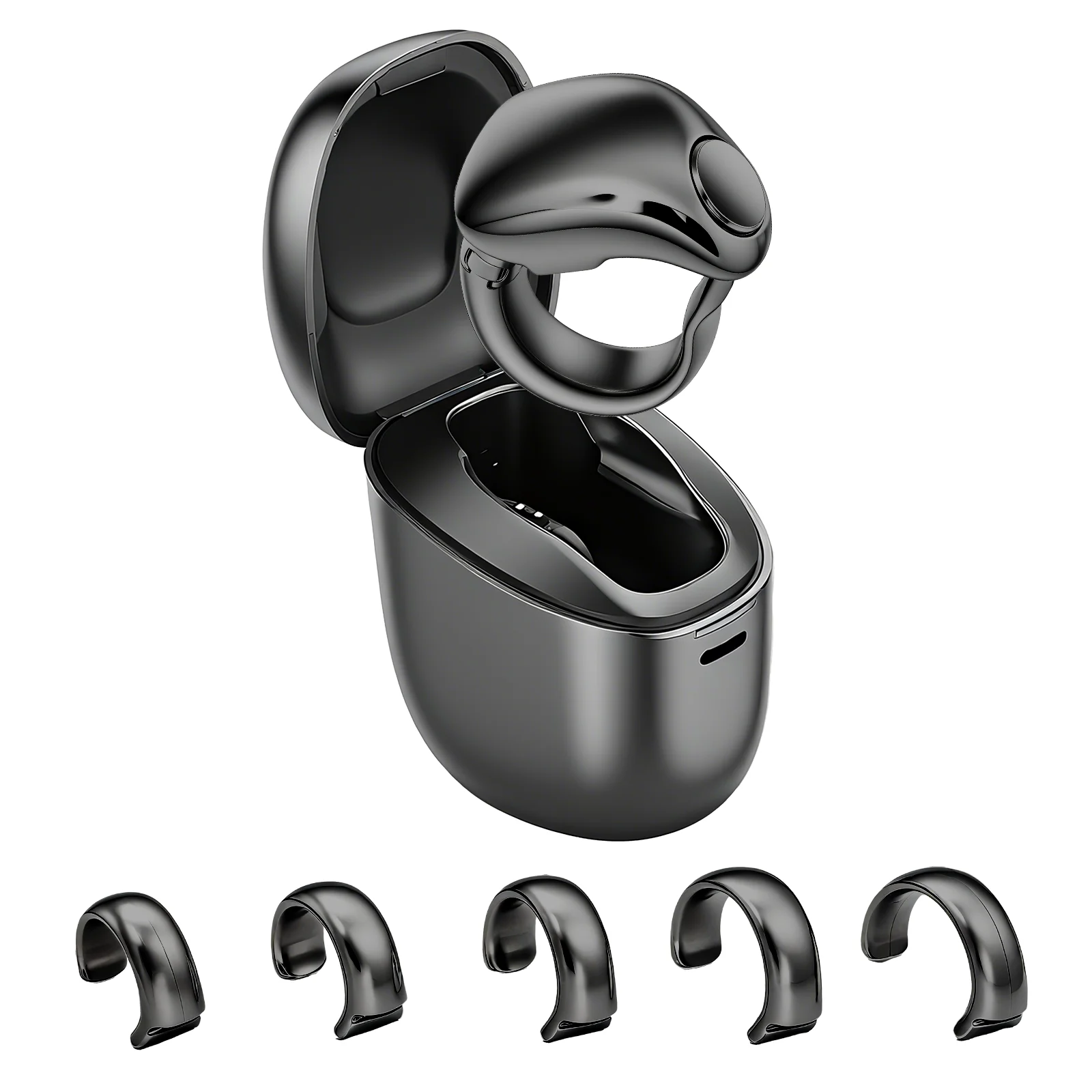 حلقة ذكية قابلة للتعديل، عداد إصبع، دليل الصلاة، عداد التسبيح، 5 ساعة منبه أذان، مسبحة إلكترونية، تطبيق هدية عيد رمضان