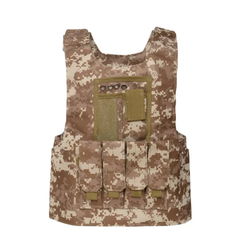 Kids Boys Tactical Vest Camouflage Bulletproof Combat Armor Tops Special Forces Hunting Uniform Military Outdoor Equipment view 4