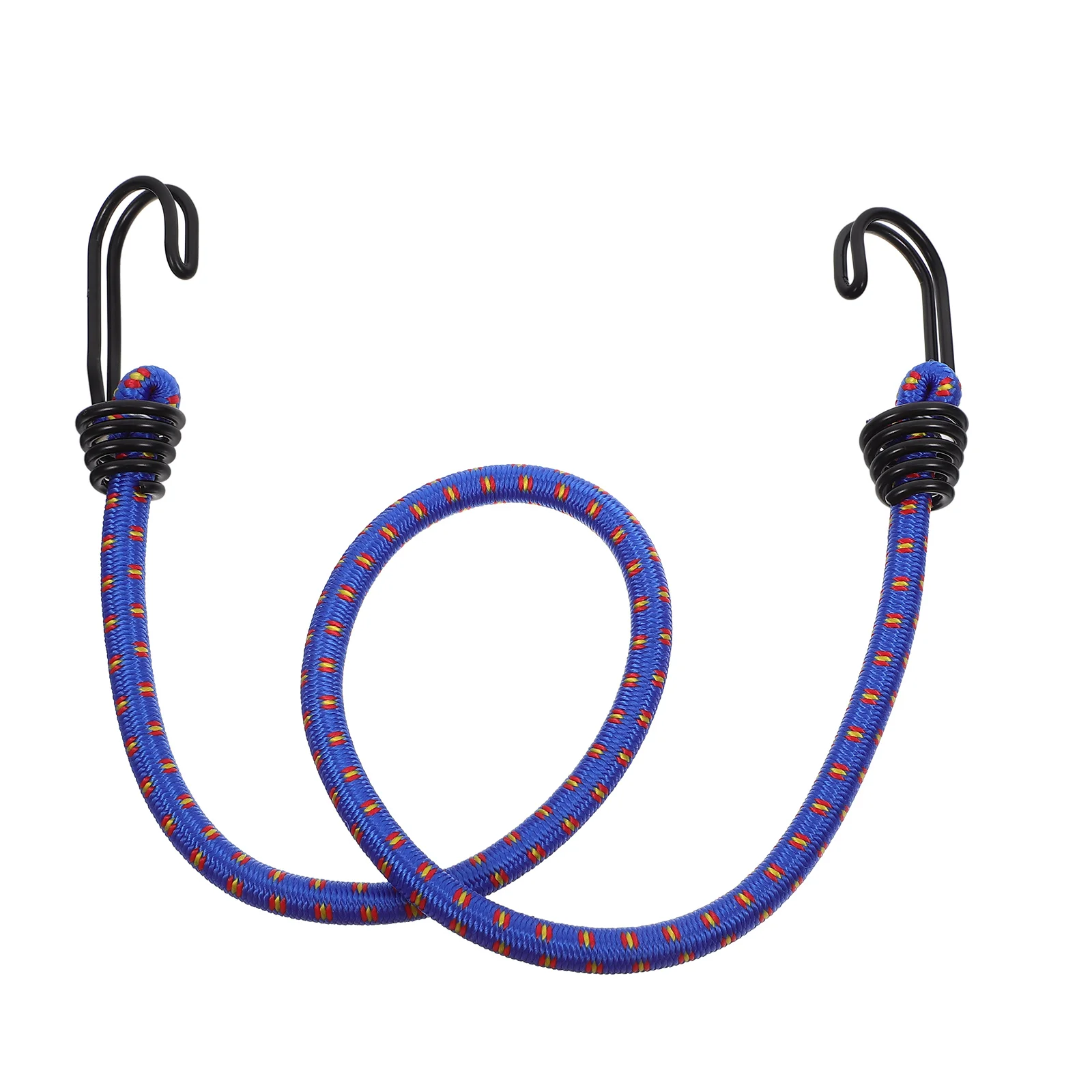

Tent Rope Bungee Cord Straps Heavy Duty Blue Elastic Clothesline Outdoor Cords Hooks Strong Durable Stretchy Camping Gear