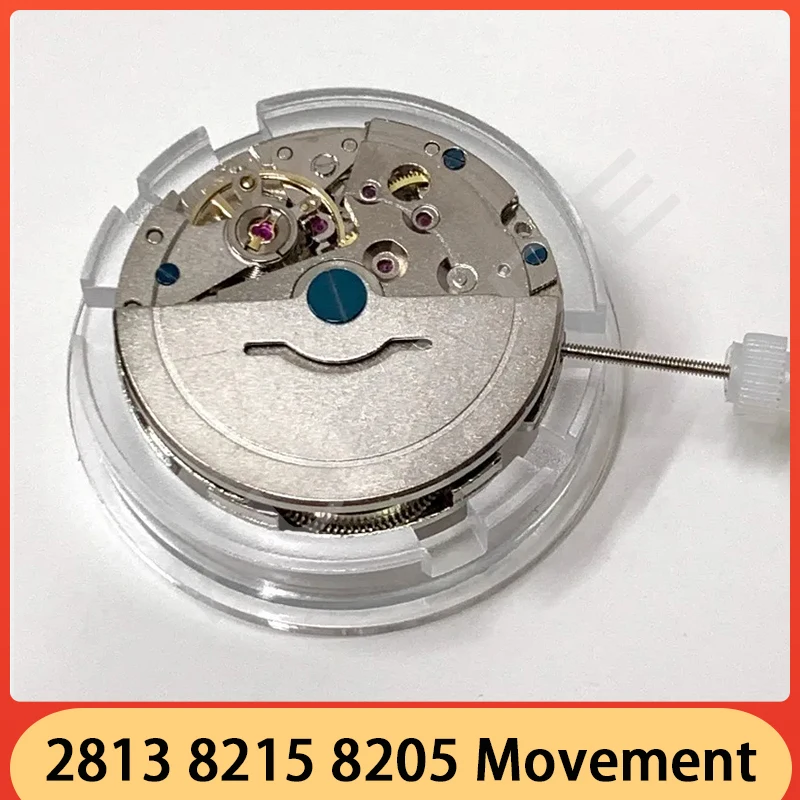 Новый высококачественный механизм с китайским жемчугом 2813 8215 8205, одинарный календарь, автоматический механический механизм, аксессуары для часов с красным колесом