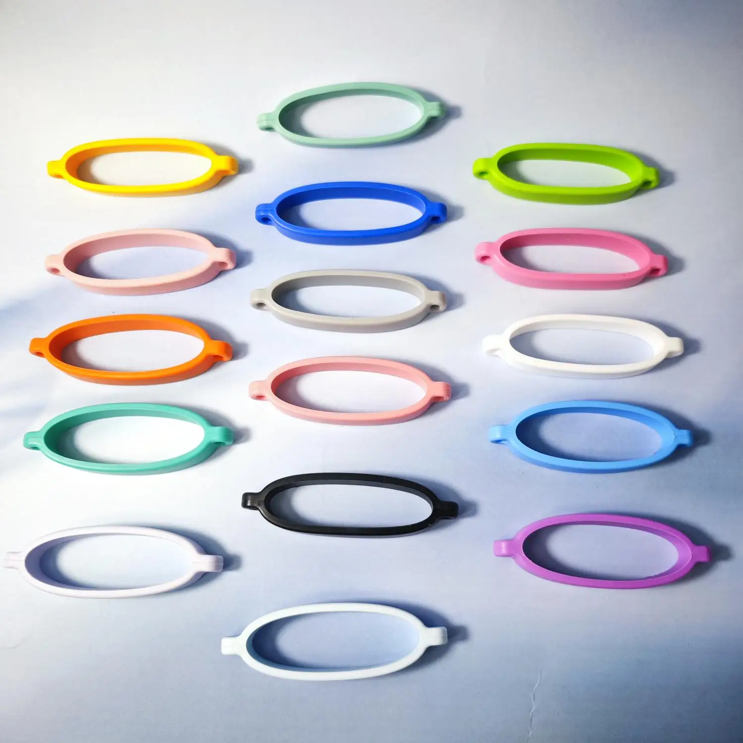 Portable Multi-color Silicone Cup Carry Loop Binding Strap for Outdoor Sports Water Bottles
