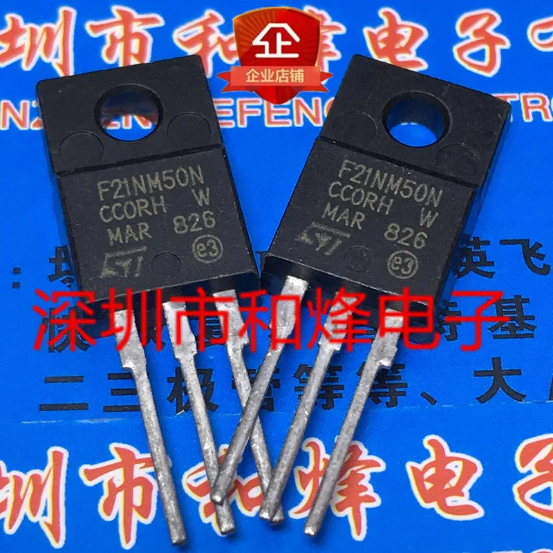5PCS-10PCS STF21NM50N F21NM50N TO-220F 500V 21A   Quick Delivery