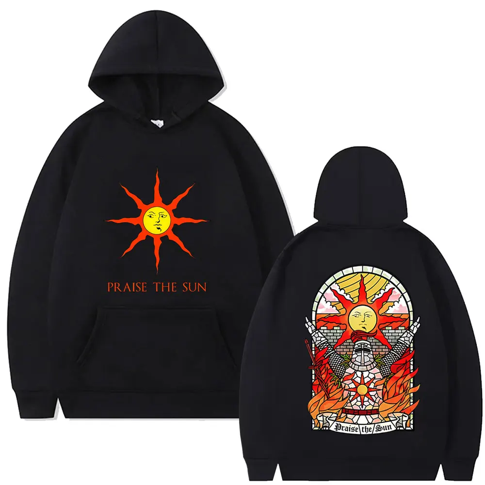 

Game Dark Souls Church of The Sun Graphic Hoodie Men Women Fashion Gothic Rock Streetwear Men's Casual Vintage Pullover Hoodies