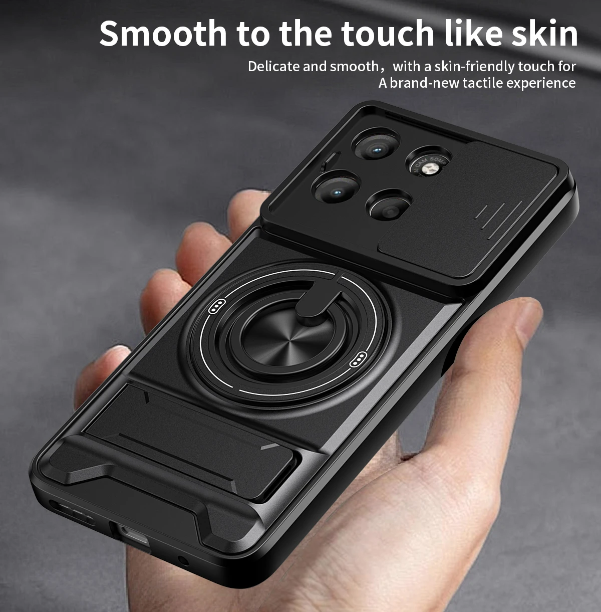 Für Motorola G15 Hülle Moto G17 Cover Moto G15 Power G17Power Magsafe Magnetische Klapphalterung Militärische Panzerung Kameraschutzabdeckung – Detail 8