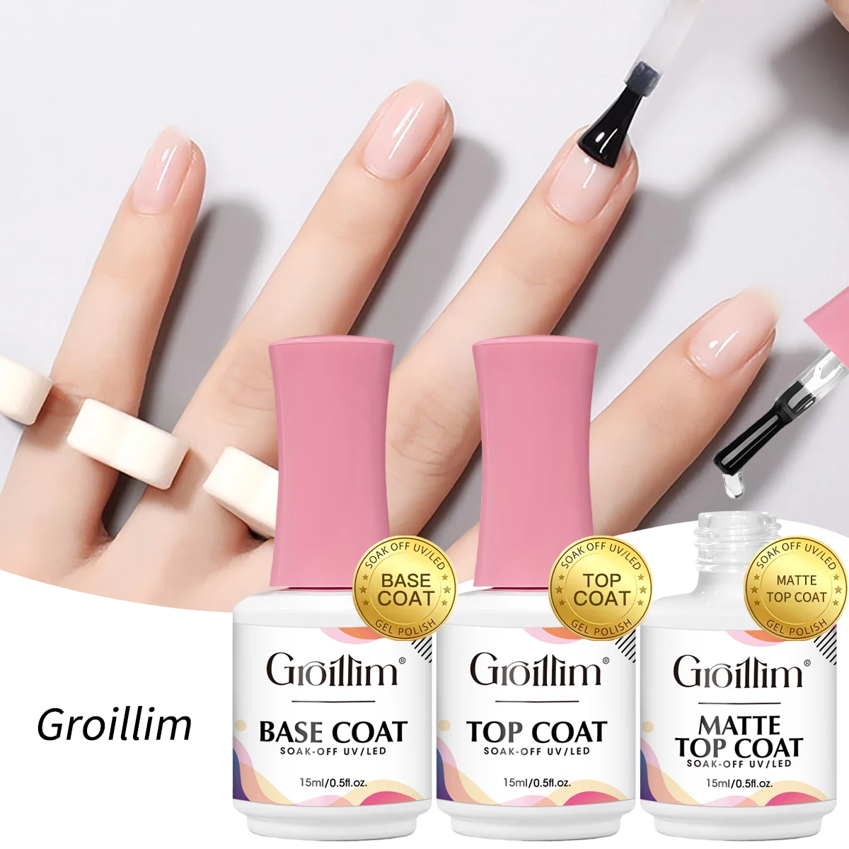 Groillim 15ml No-Wipe Gel Nail - Gel Top Coat recension och pris