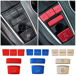 5pcs Car Gear Shift Panel Button Cap Cover Switch Frame Trim Sticker Decoration Decals For Toyota Camry 2018-2022 Accessories