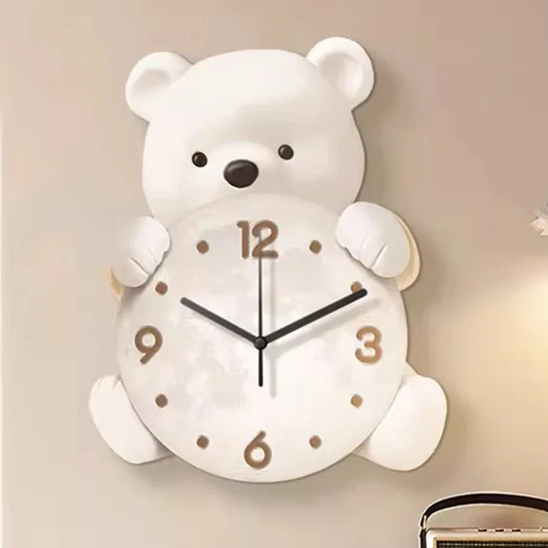 Art Mural Wall Clocks Luxury Cute Kitchen Modern Bedrooms Aesthetic Wall Watch Fashion Cartoon Orologio Da Parete Home Decor