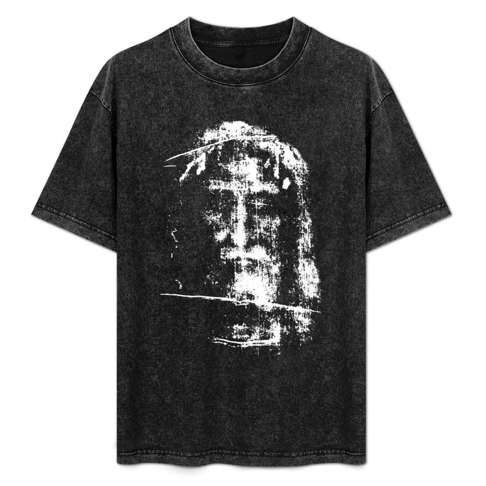 Shroud of Turin Jesus Christ Face T-Shirt cotton graphic tees summer clothes heavyweight t shirts for men