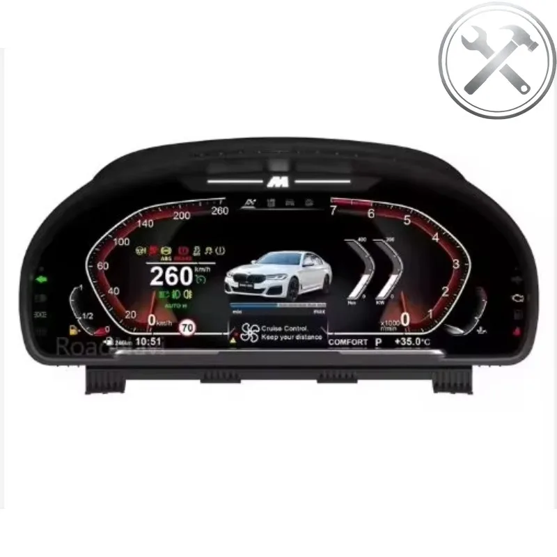 

12 Inch 4 Core LINUX System LCD Digital Dashboard Speedometer Instrument Cluster Retrofit Kit for E90 E91 E92 E93 2005-2012