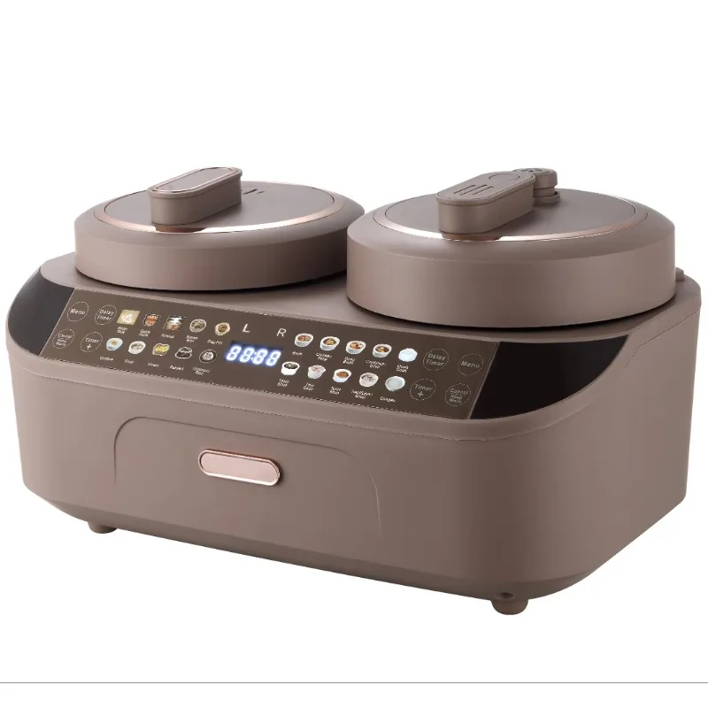Good stuff  item Multifunctional double-pot 10-in-1 rice cooker, can be used for cooking, stewing, soups, cakes, steam, etc