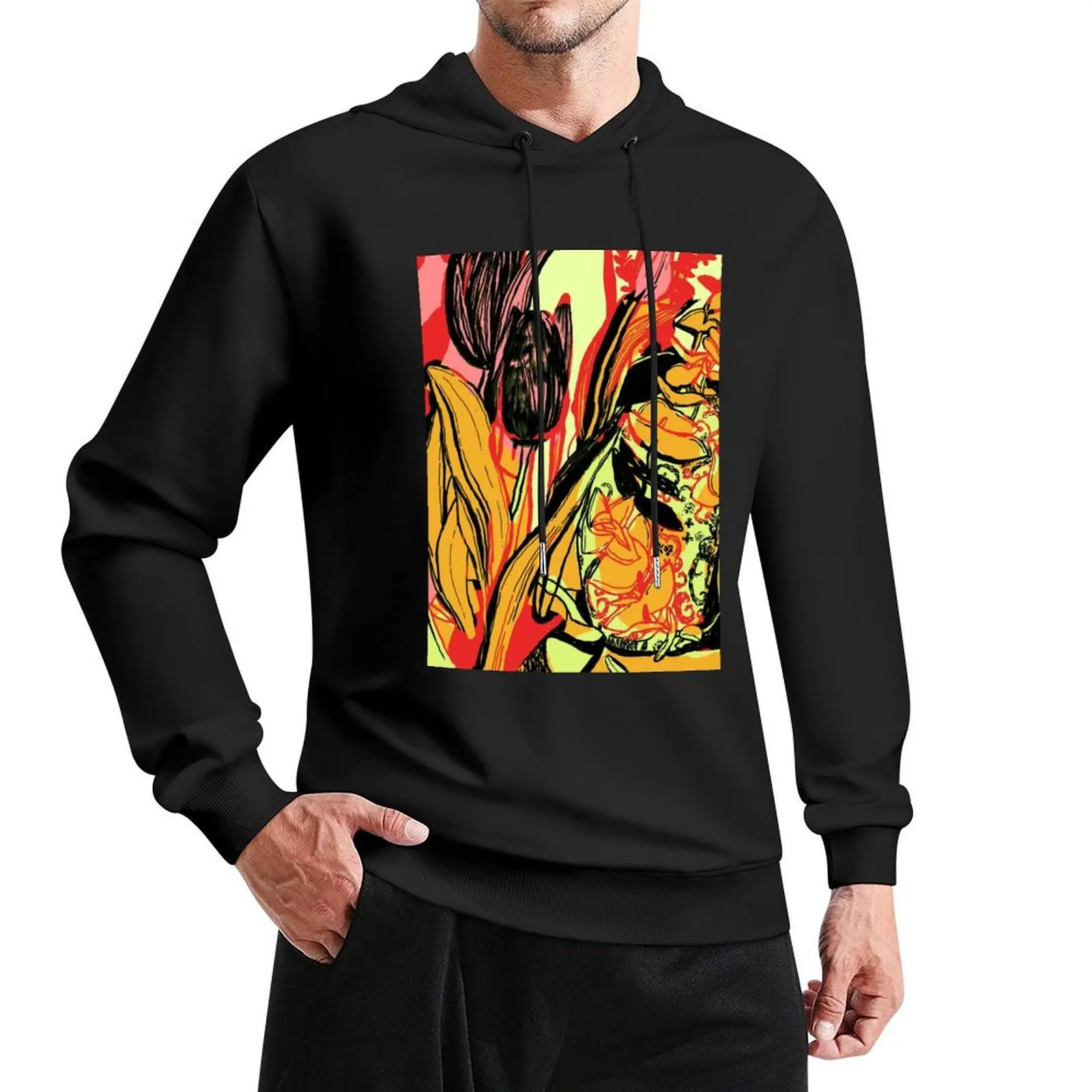 Summer Tulips Pullover Hoodie autumn jacket men autumn hoodie