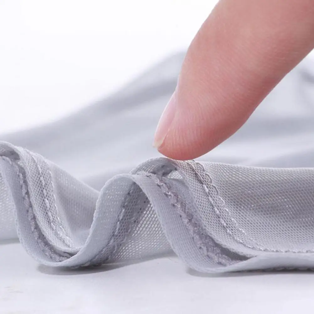Ice Silk Men Lightweight Men Underwear Mid-rise Ultra-thin Boxer Underwear Transparent Mesh Yarn Shorts Breathable Lightweight
