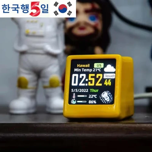 나무 디지털 알람 시계, 온도 LED 시계, 아트 장식, USB/배터리 전원, 침실 테이블 시계, 사무실 룸 장식 