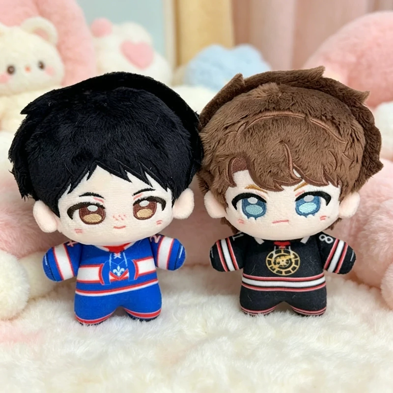12cm Heated Rivalry Shane Ilya Plush Doll Toy Cute Keychain Hockey BL Couple Stuffed Doll Soft Bag Charm Backpack Pendant Gifts