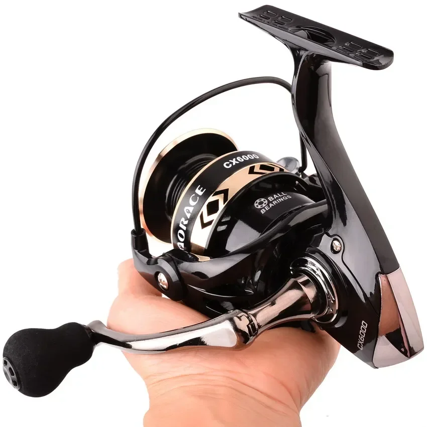 Fishing Reel 13+1BB 5.2:1 Gear Ratio Jigging Reel Max Drag 15KG Anti-corrosion Spinning Reel for Saltwater Pesca Reels