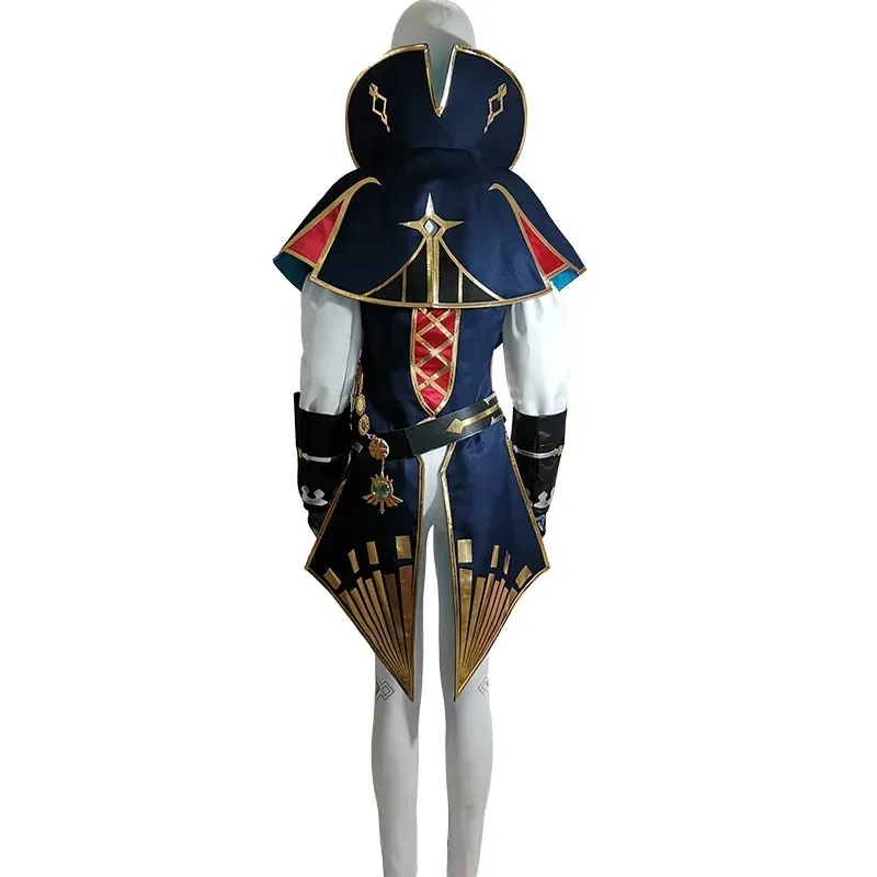 

CyGame Genshin Impact Cosplay Costume Jean Gunnhildr Aldult Woman Top Pants Cloak Headdress Wig Halloween Rave Party Anime Suit