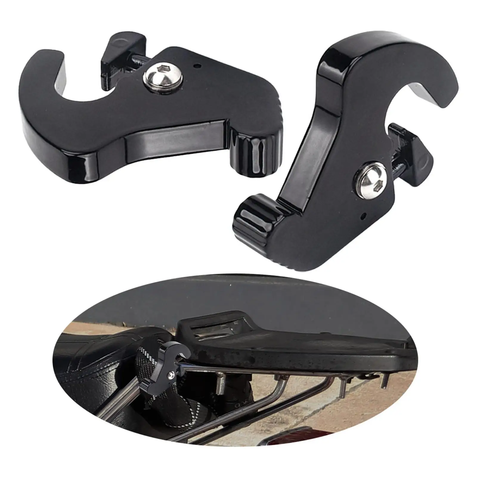 High Strength Detachable Mounting Latch Clips Quick Release Design for Motorcycle Tail Rack Installation