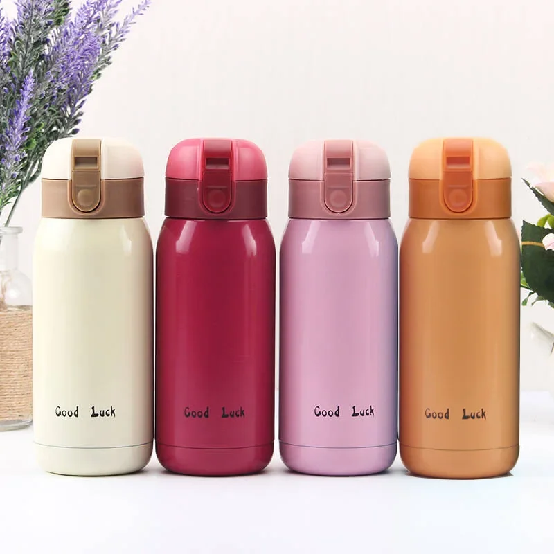 Tazza thermos souvenir squisita e compatta per matrimonio Tazza d'acqua tascabile per mini studente in acciaio inossidabile di piccola capacità da 200 ml