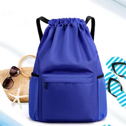 Waterproof Foldable Gym Bag Fitness Backpack Drawstring Shop Pocket Hiking Camping Beach Swimming Men Women Sports Bags