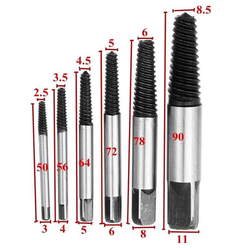 Newshark 5ชิ้น/เซ็ตสกรู Extractor Center เจาะชุดคู่มือ Broken Bolt Remover Speed Easy Kit Dropship Center