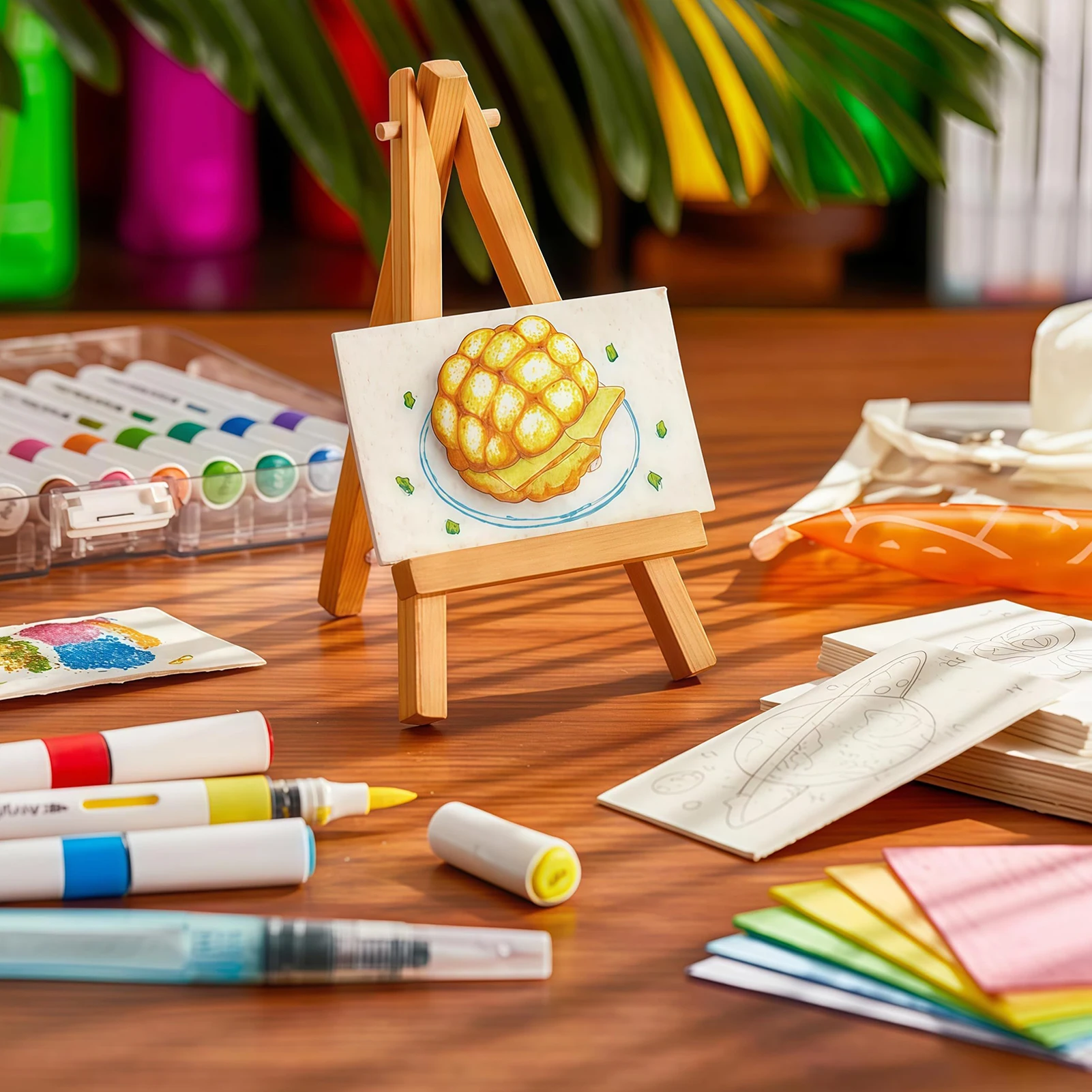DIY Foam Texture Painting Set Magic Handicraft Educational Toy Foam Texture Paper Drawing Tools For Children Birthday Gifts