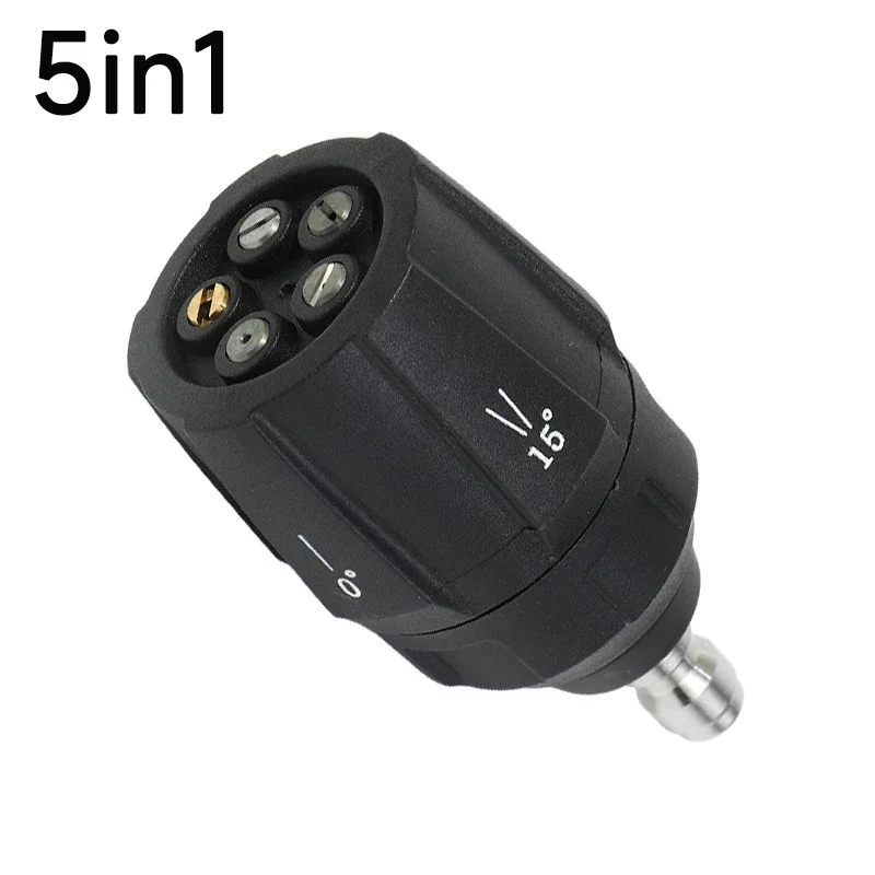 

Насадка 5 в 1, многофункциональная моющая машина, регулируемая насадка высокого давления, прямая Форсунка в форме вентилятора для автомойки