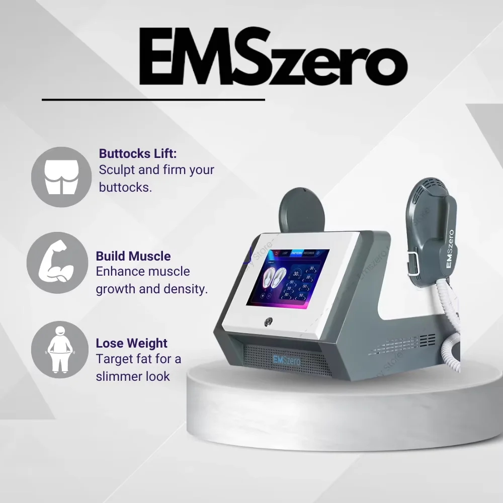 EMSZERO Sculpt Therapie Körper Abnehmen RF EMS Elektromagnetischer Muskelstimulator Professioneller Sculp 6500 W 5 Griff Becken