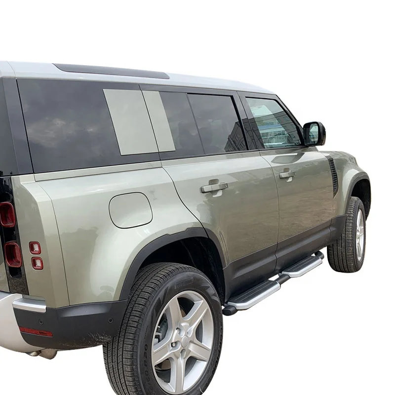 

Автозапчасти, прочные черные подножки из алюминиевого сплава для Land Rover Defender 110, подножки, автоаксессуары 2020 2022