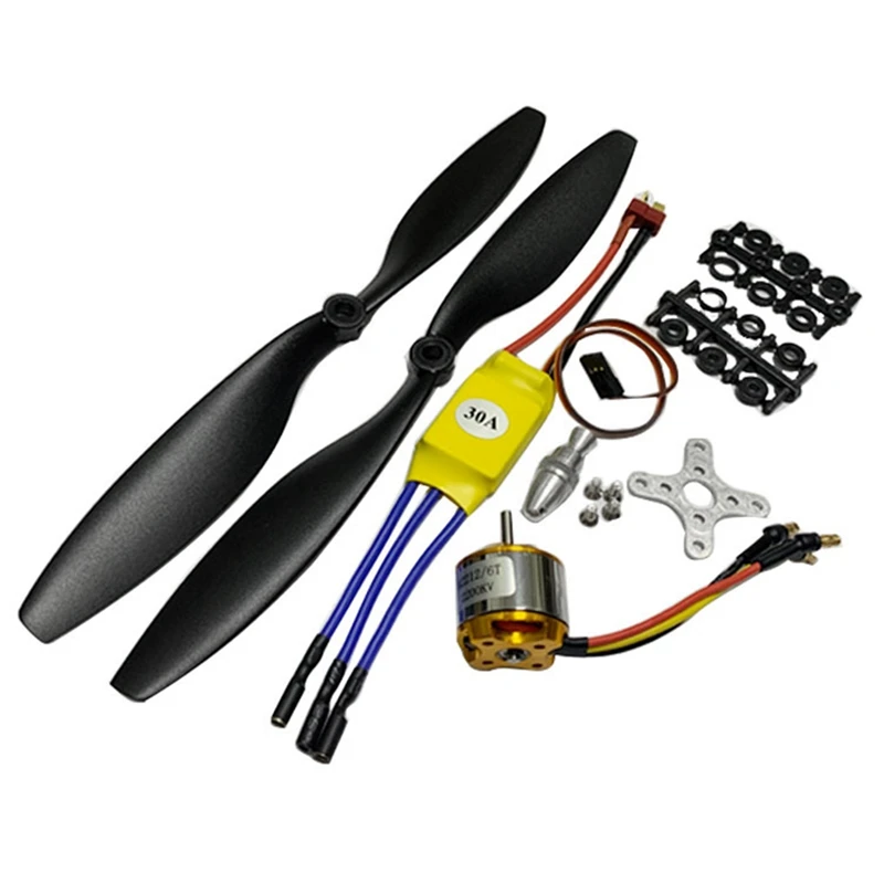 

2212 1000KV 6T Brushless Outrunner Motor+30A ESC+1045 Propeller Kit For RC Aircraft Multicopter Parts Accessories