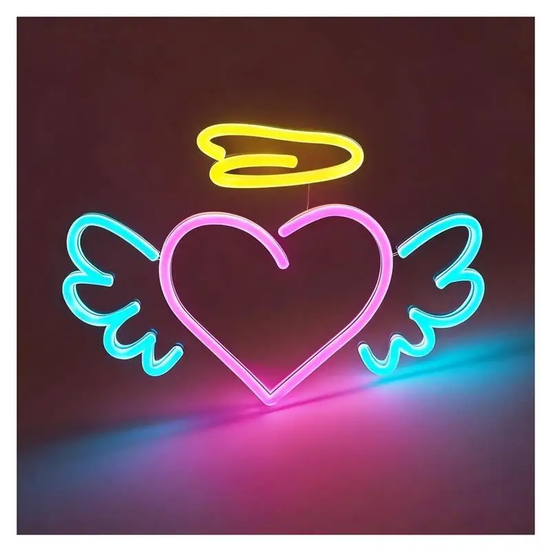 angel-heart-shaped-neon-sign-dimmable-lamp-usb-powered-decor-for-dating-restaurant-22cm×31cm