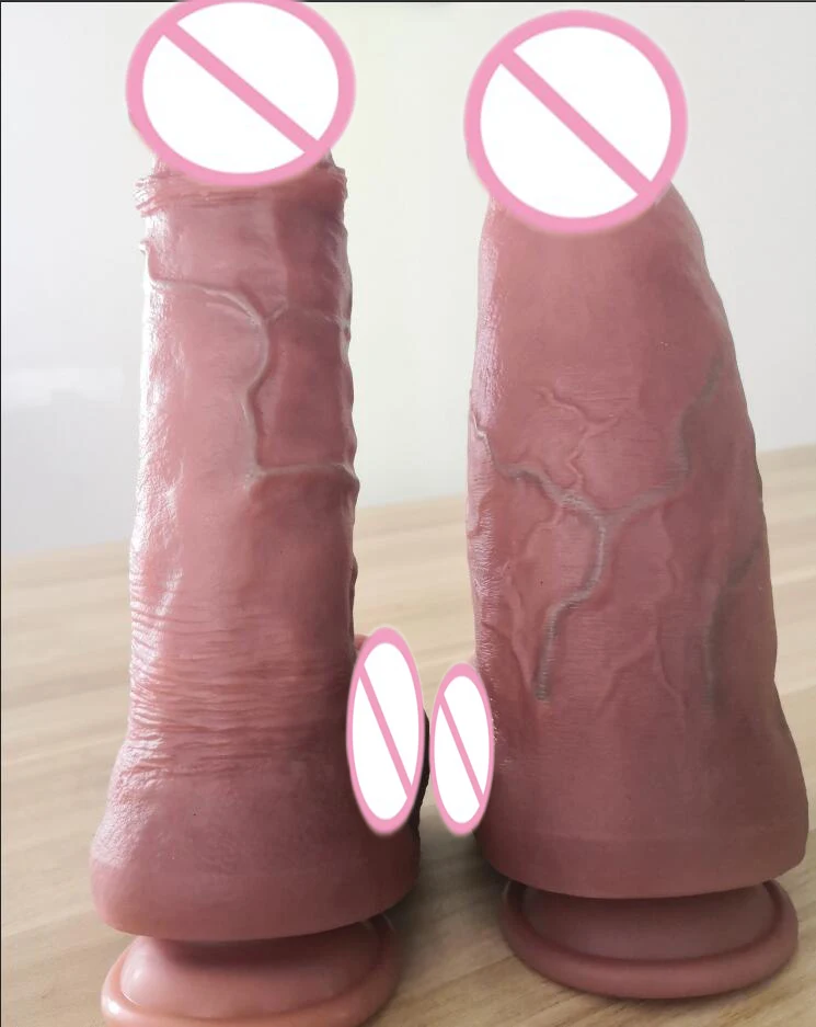 HOWOSEX Huge Dildo XXL Double-layer Silicone Suction Cup Dildos for Women Big DickRealistic Penis Soft Sexy Female Anal plug