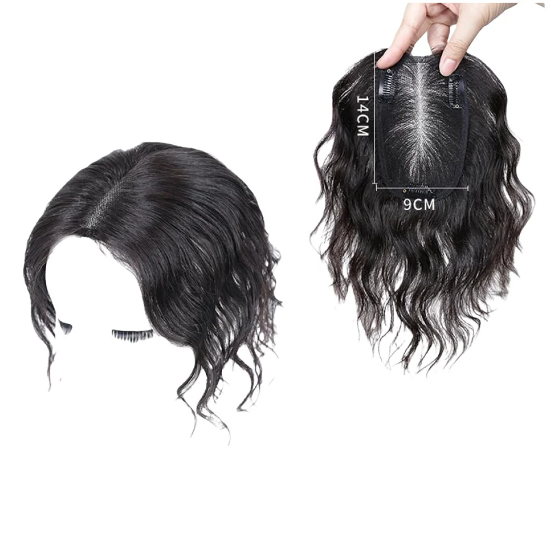 خفيفة الوزن 100% الشعر البشري توبر كامل الدانتيل السويسري يدوية البناء كليب في شعر مستعار متجدد الهواء موجة المياه اللون 613 دروبشيبينغ #5