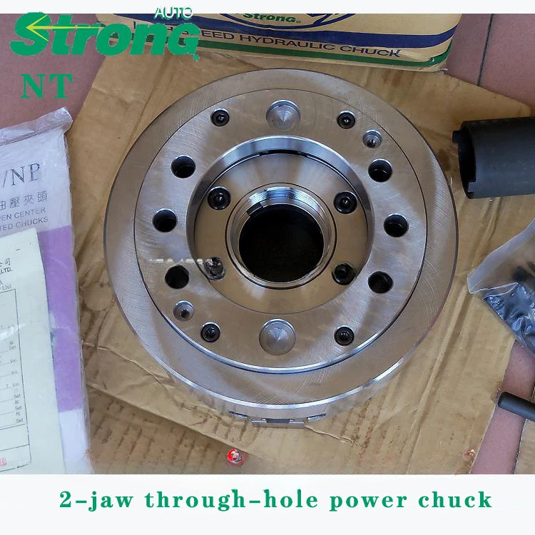 Taiwan China OriginalAUTOStrong 2-jaw Through-hole Power Chuck NT-205 NT-206 NT-208 NT-210 NT-215 NT-218