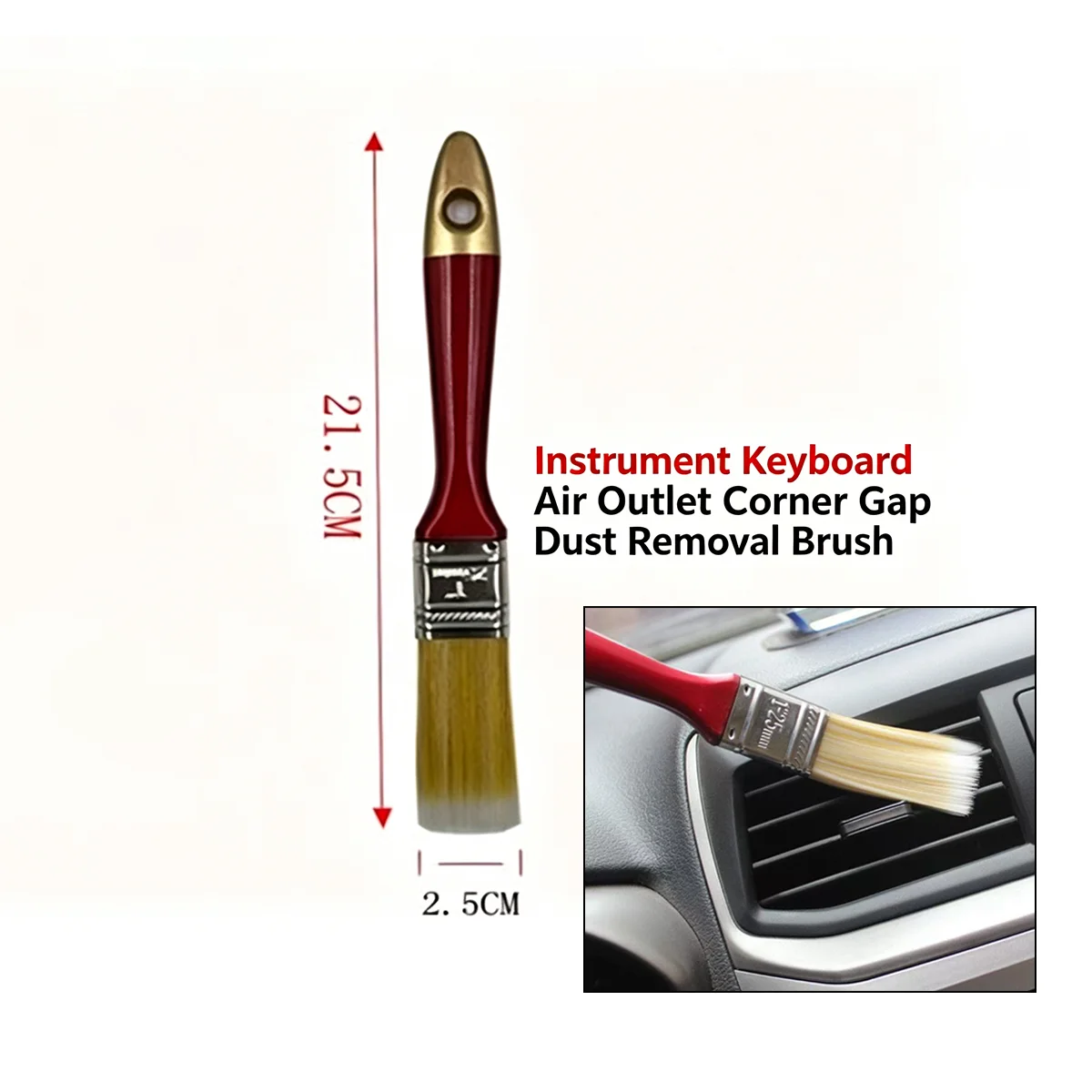 Key Machine Cleaning Brushes For Keydiy Xhorse, Car Air Outlet Keyboard Corner Gap Dust Removal Brush Auto Interior Tool