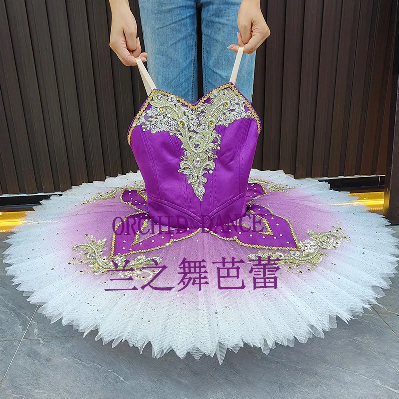 BT2507079 taille personnalisée professionnelle couleur personnalisée enfants filles femmes adultes lilas Ballet Tutu Costumes