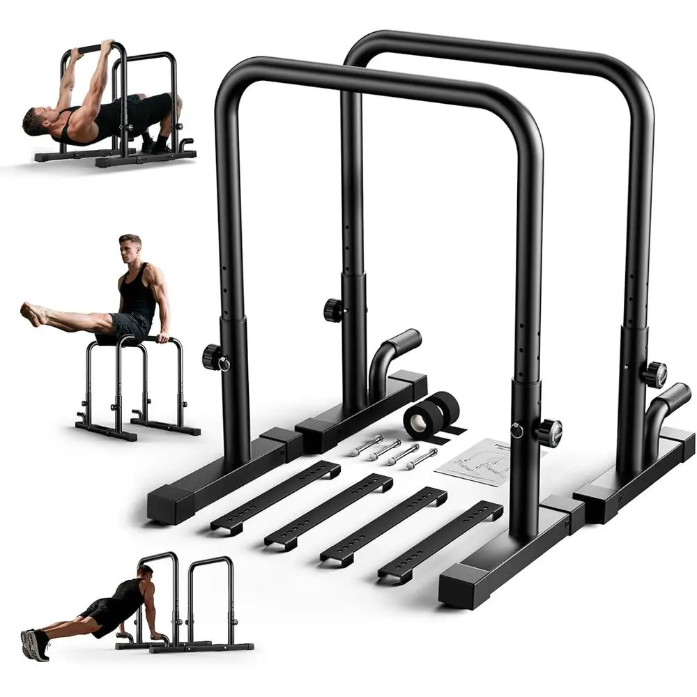 

Усиленные регулируемые перекладины для отжиманий для тренировки всего тела и калистеники дома