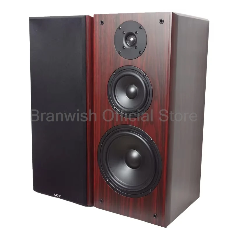 8 インチ 80-130 ワット本棚スピーカーホームオーディオ 8ohm 高中低 3 ウェイ周波数 Hifi スピーカー木製フロントパッシブスピーカー