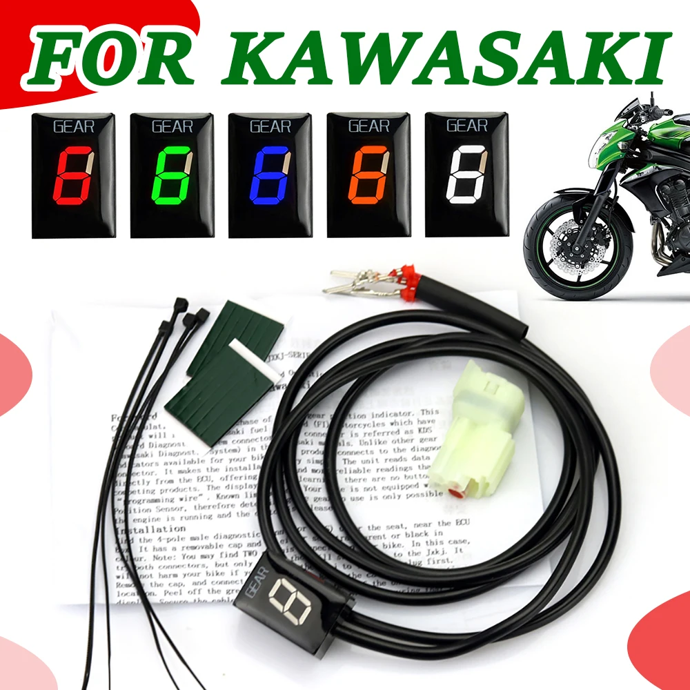

Motorcycle Gear Indicator Display Meter Ecu Mount For Kawasaki ER-6F ER-6N ER6F ER6N Vulcan S 650 S650 VN650 VN 900 VN900 Parts