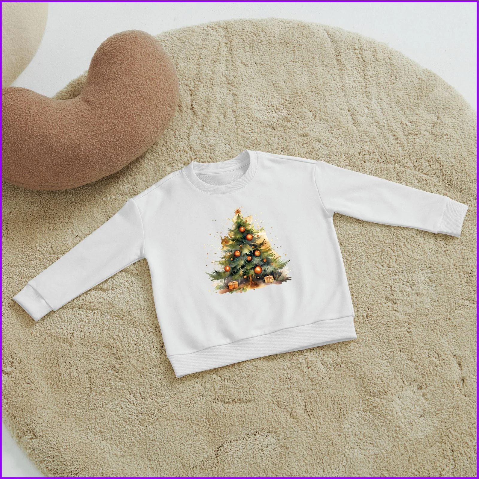 Cute Merry Christmas Tree Gift Sja3120 Kids Boys Girls Hoodies Sweatshirts Children'S Baby Clothes Hoodies Clothing Sweatshirts