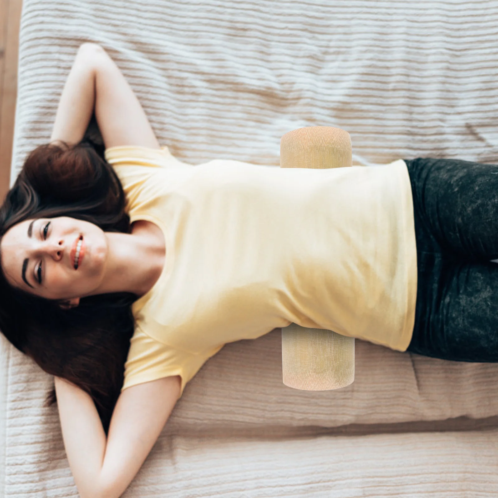 

Bamboo Pillow Cervical U shaped 7cm Neck Support Sleeping Posture Pain Relief Travel Pillow Single Person Handmade