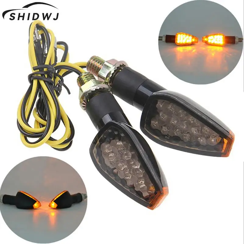 

1 шт. мотоциклетные передние и задние поворотные сигнальные огни, лампа рулевого управления, супер яркая Водонепроницаемая фотолампа рулевого управления